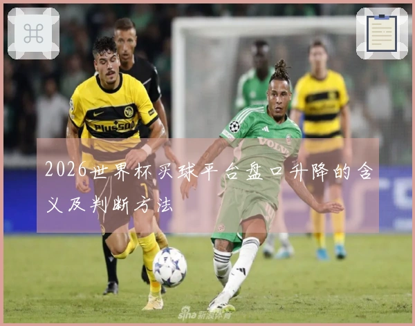 2026世界杯买球平台盘口升降的含义及判断方法