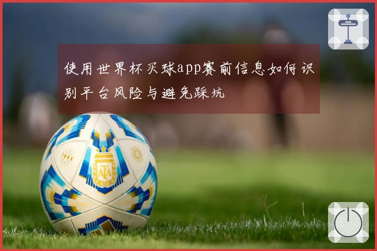 使用世界杯买球app赛前信息如何识别平台风险与避免踩坑